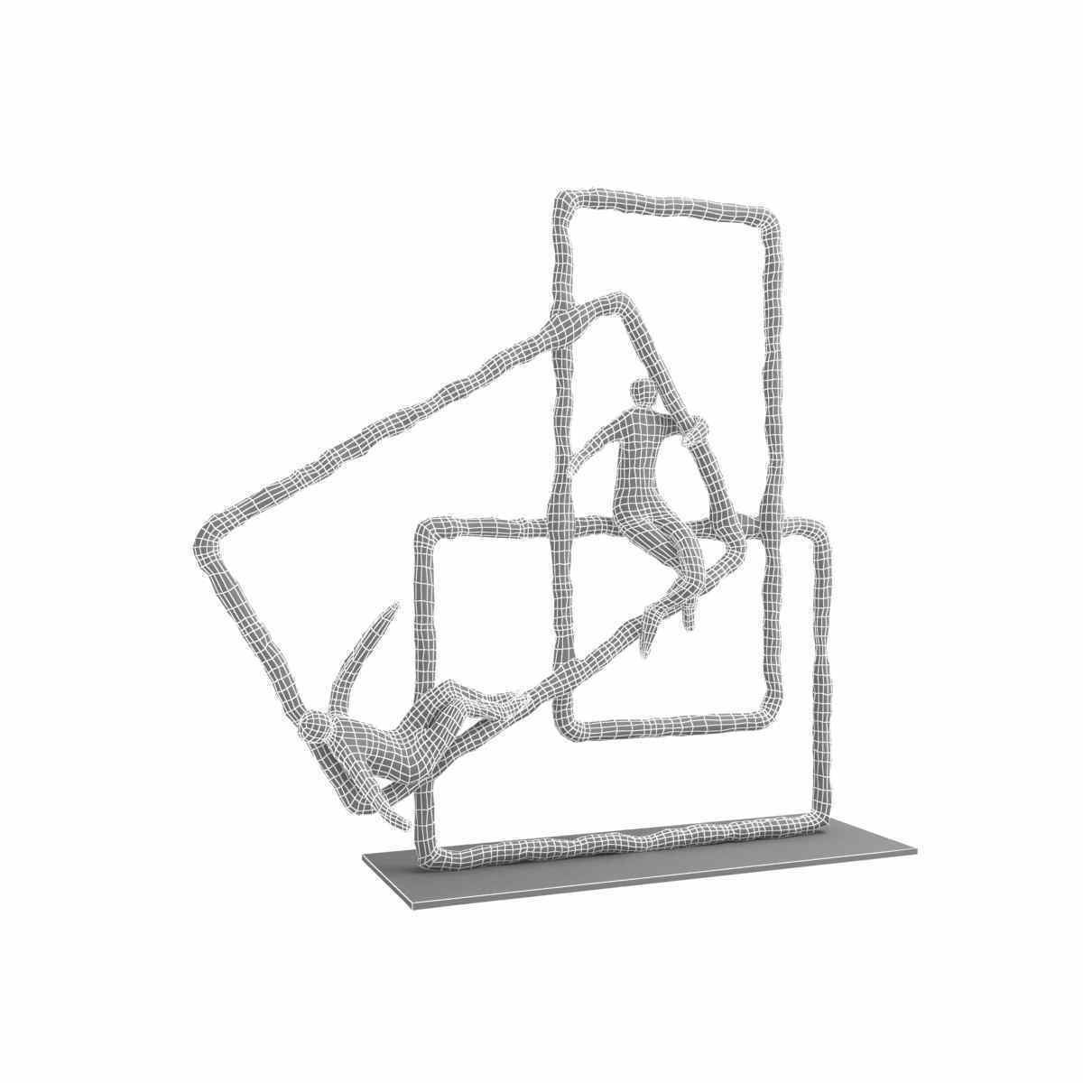 Gardeco TOUCH Bronze sculpture 3d model 3D model_6