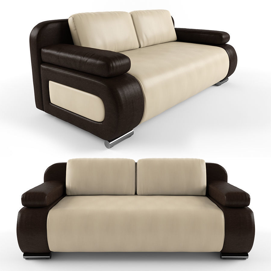 Sofa Futuristic 3D model_1