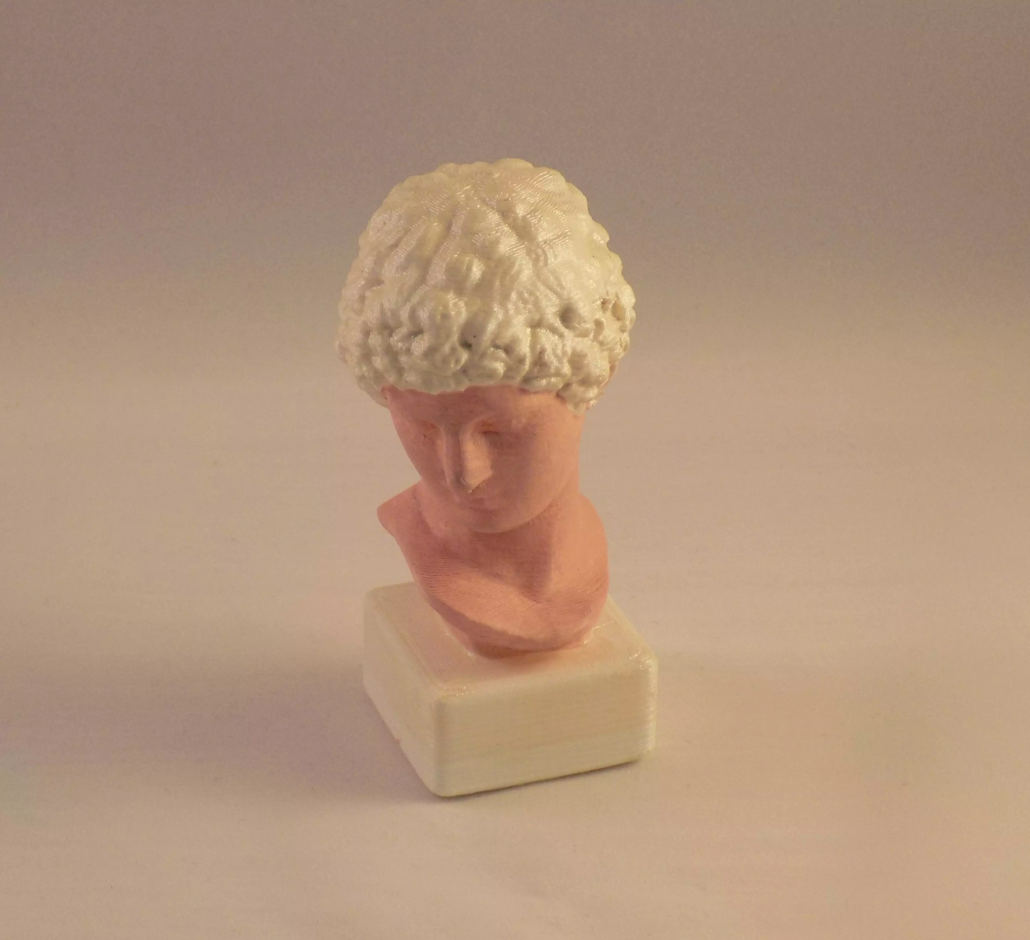 man bust 3D print model