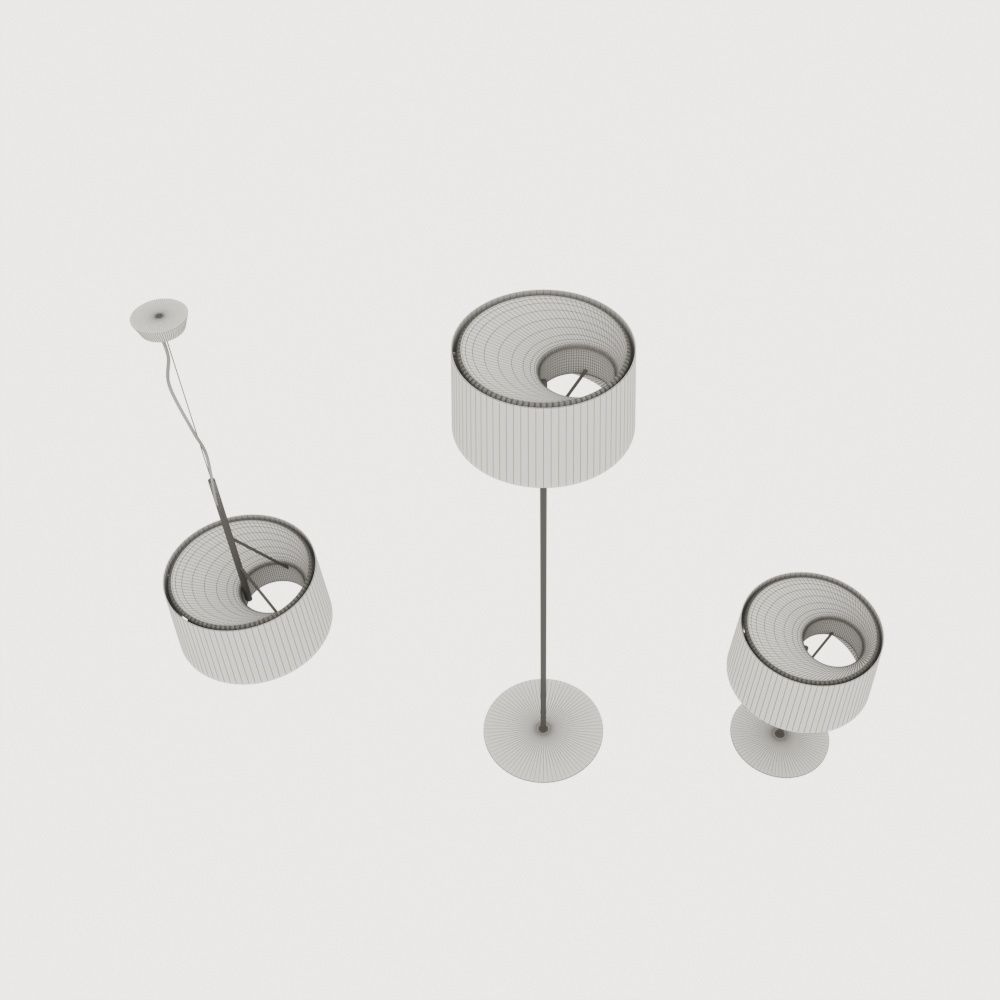 Lamp PACK - Metalarte EDA M P T 3D model_4