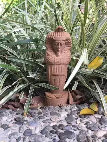 Pharaoh egyptian statue in garden