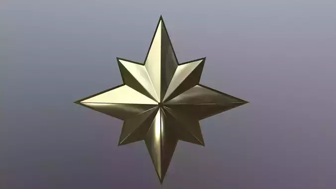 Captaion Marvelo Logo 3D