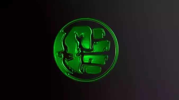 Logo Hulk 3D