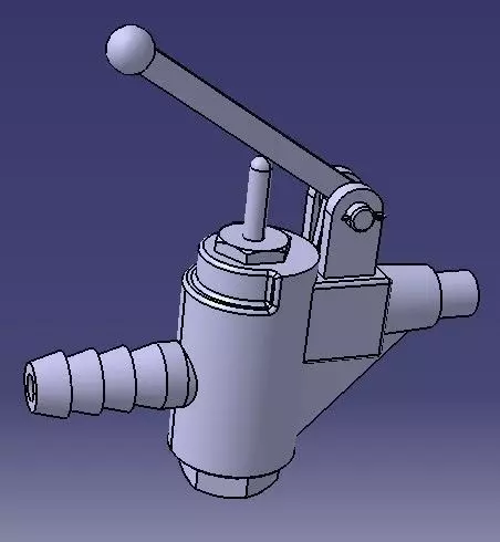 Pneumatski ventil 3D print model