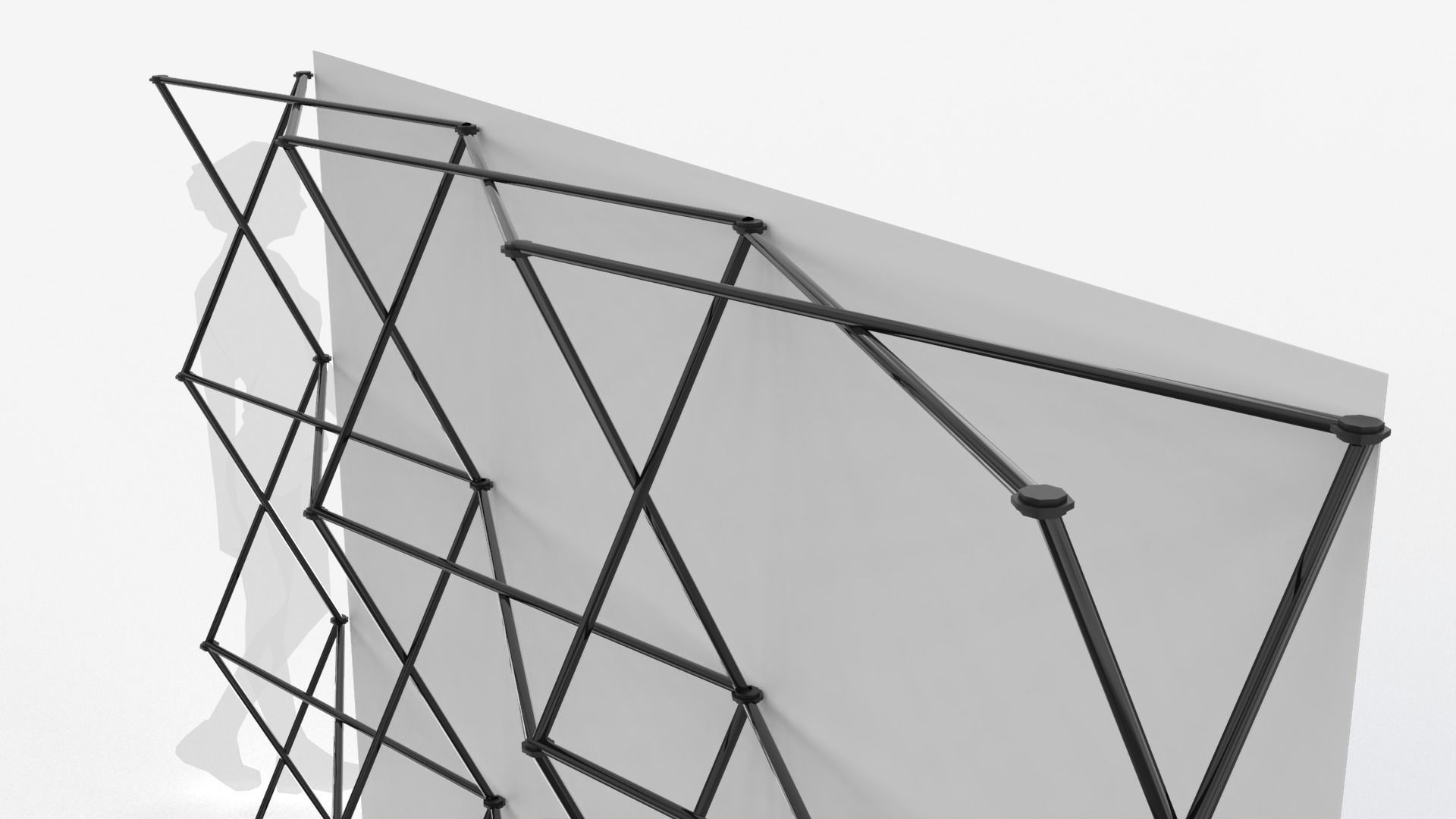 Spider Wall Banner 3D model_5