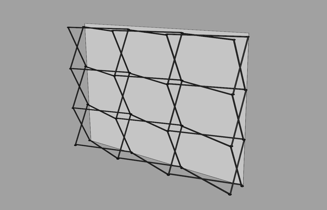 Spider Wall Banner 3D model_7