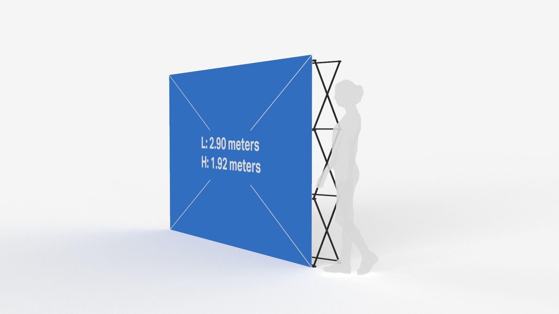 Spider Wall Banner 3D model_2