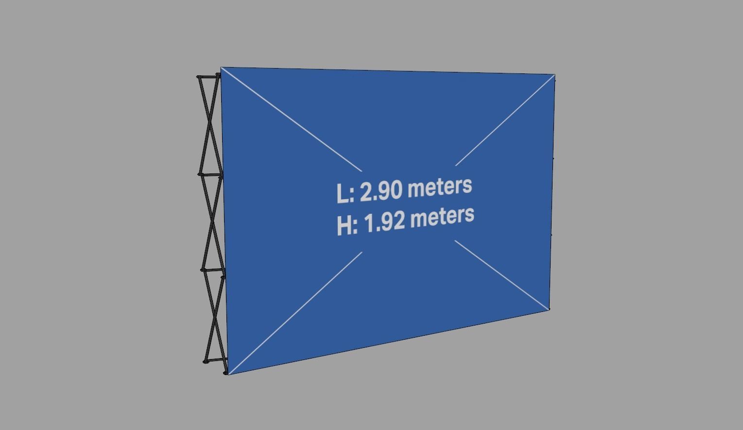 Spider Wall Banner 3D model_6