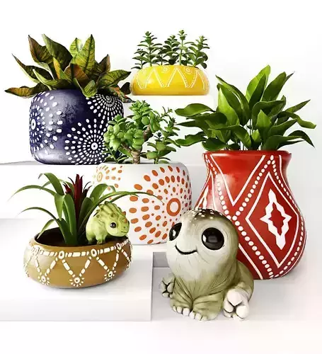 Pots and inhabitants