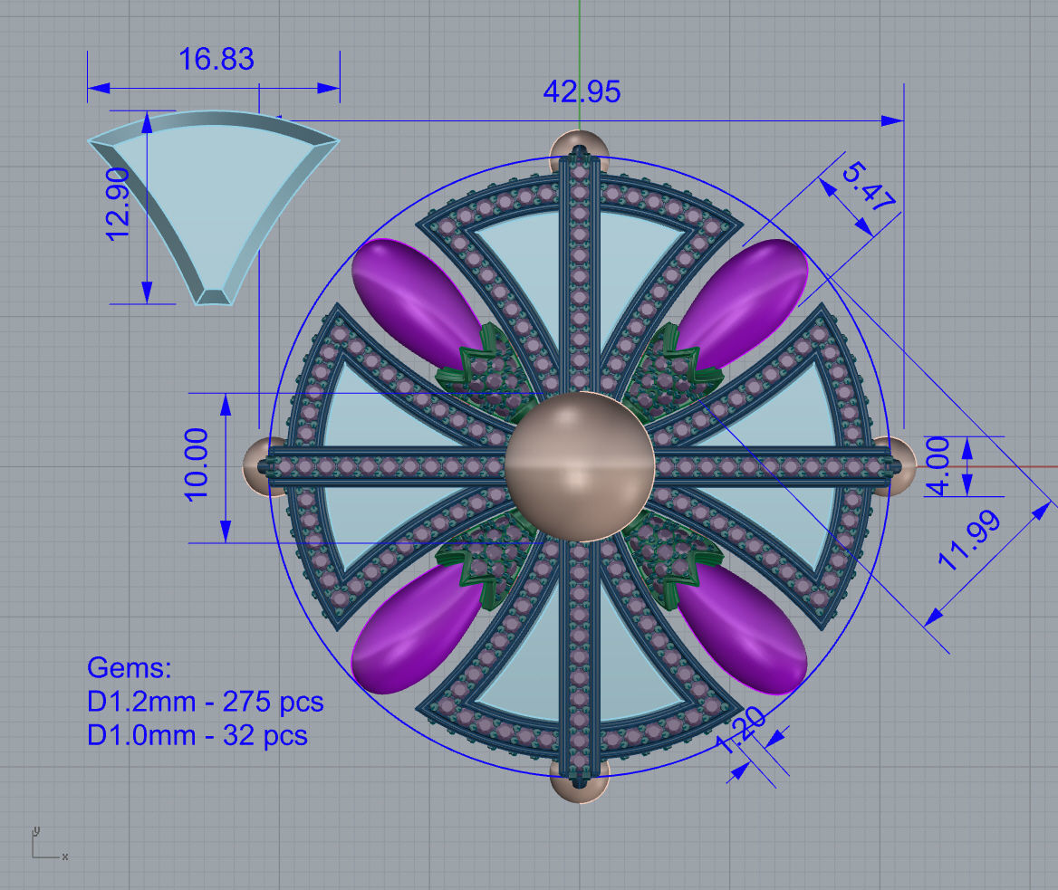 UFO Disc ring 3D print model_8