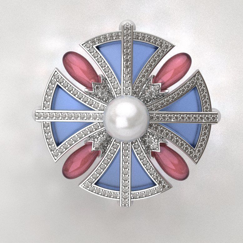 UFO Disc ring 3D print model_4