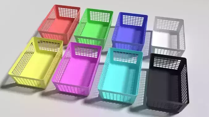 Plastic basket for the things