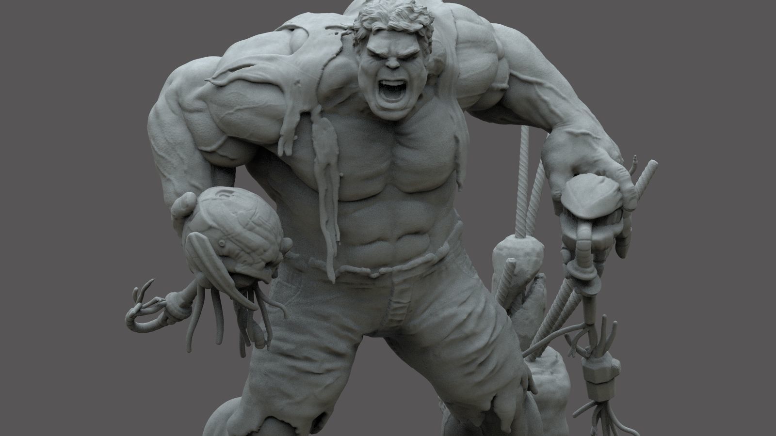 HULK AVENGER ULTRON 3D print model_3
