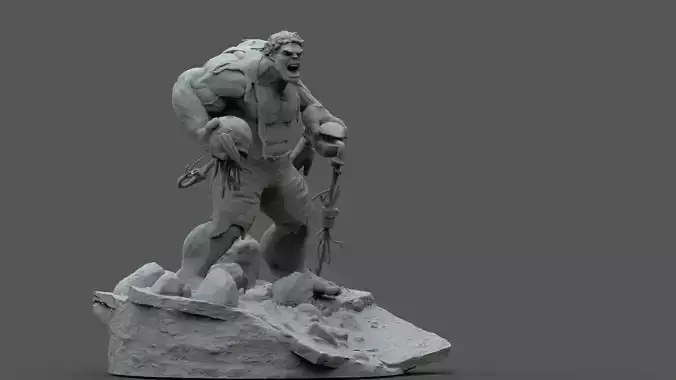 HULK AVENGER ULTRON   3D print model