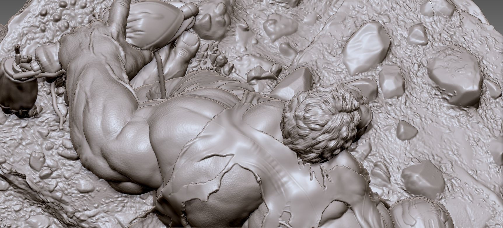 HULK AVENGER ULTRON 3D print model_11