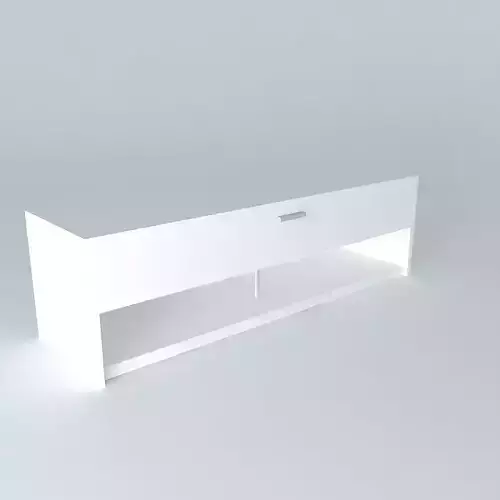 Media Cabinet in White Lacquer