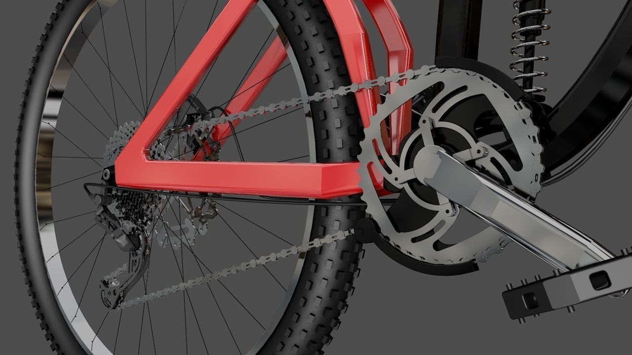 bicycle mountain bike 3D model_9