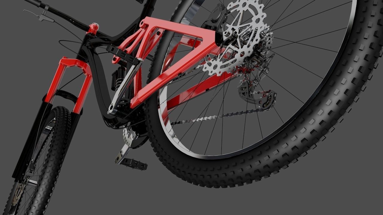 bicycle mountain bike 3D model_8
