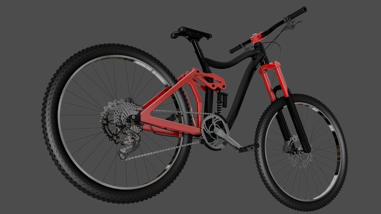 bicycle mountain bike 3D model_2