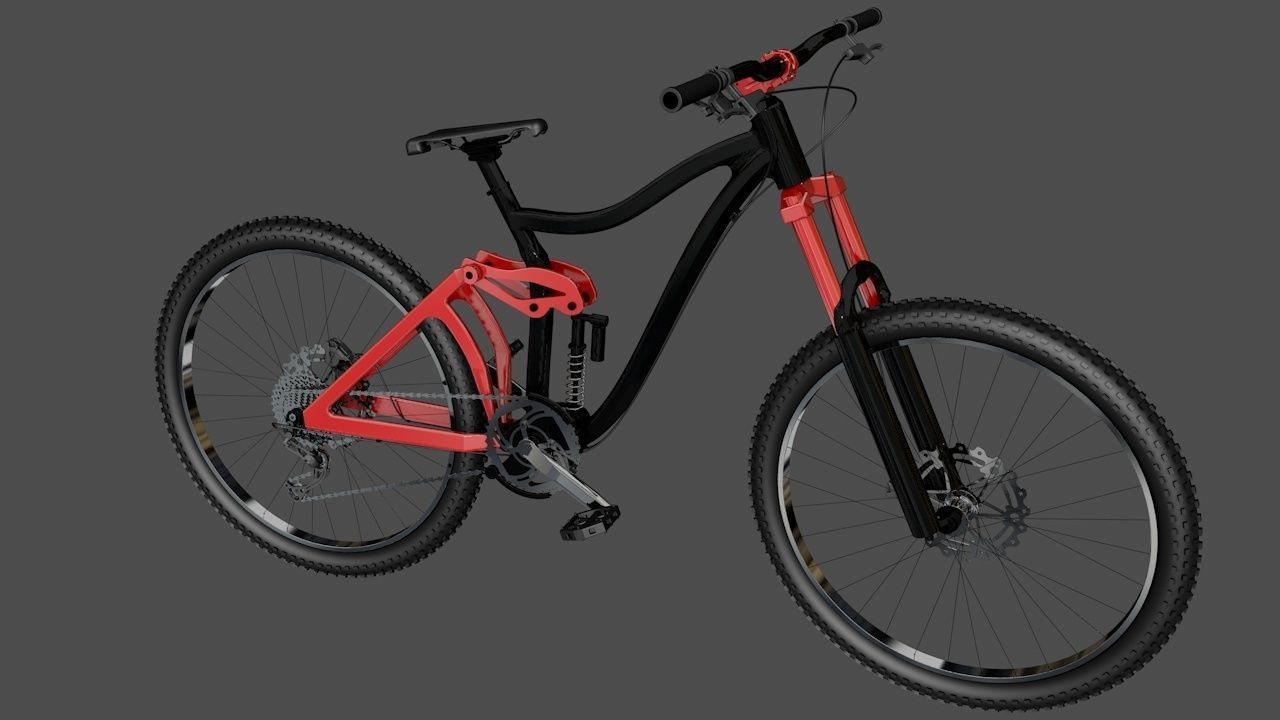 bicycle mountain bike 3D model_3