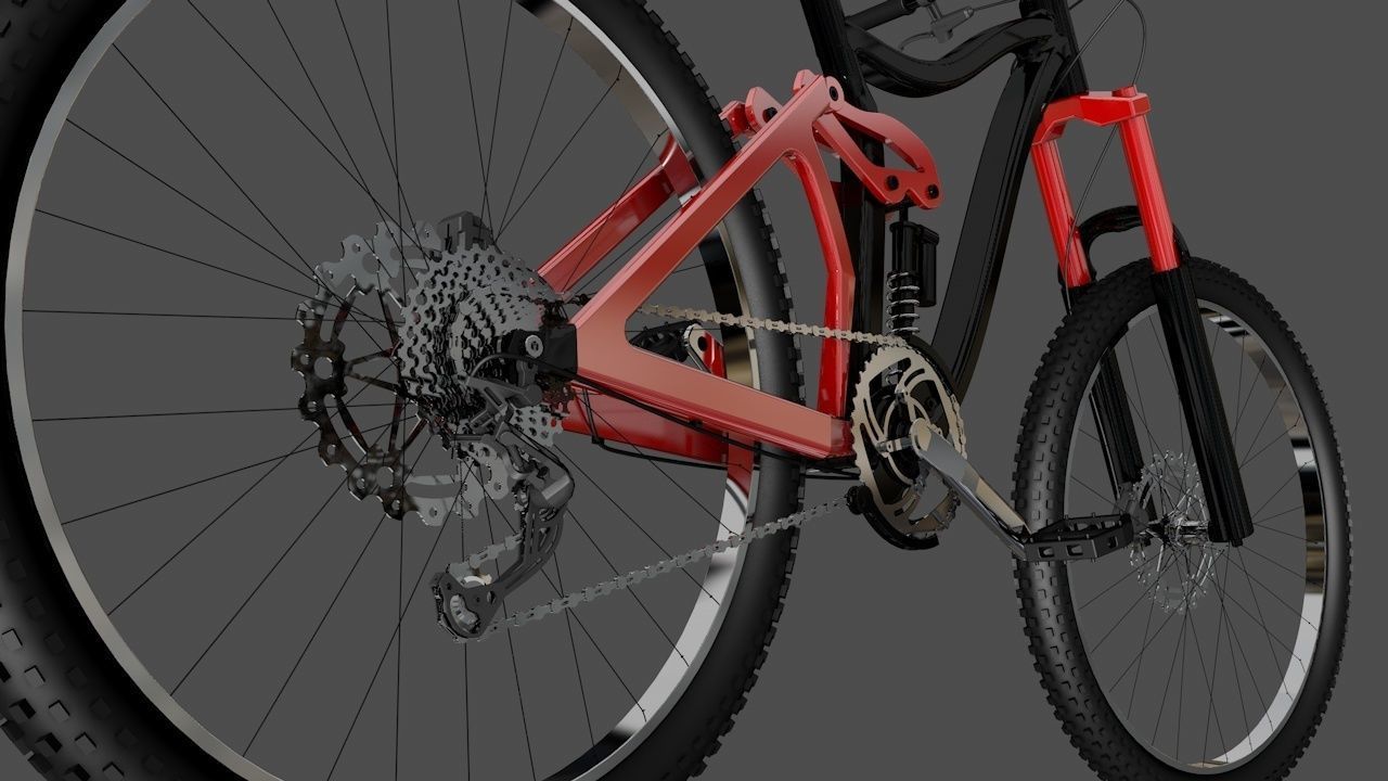 bicycle mountain bike 3D model_5