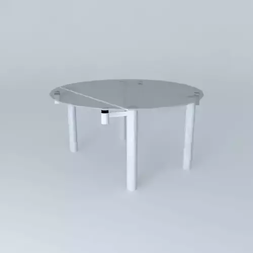 EXTENDABLE ROUND GLASS TABLE - PERCY RAMOS