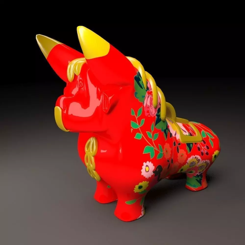 bull of pucara 3D model