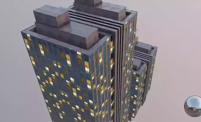 gaming office night time building