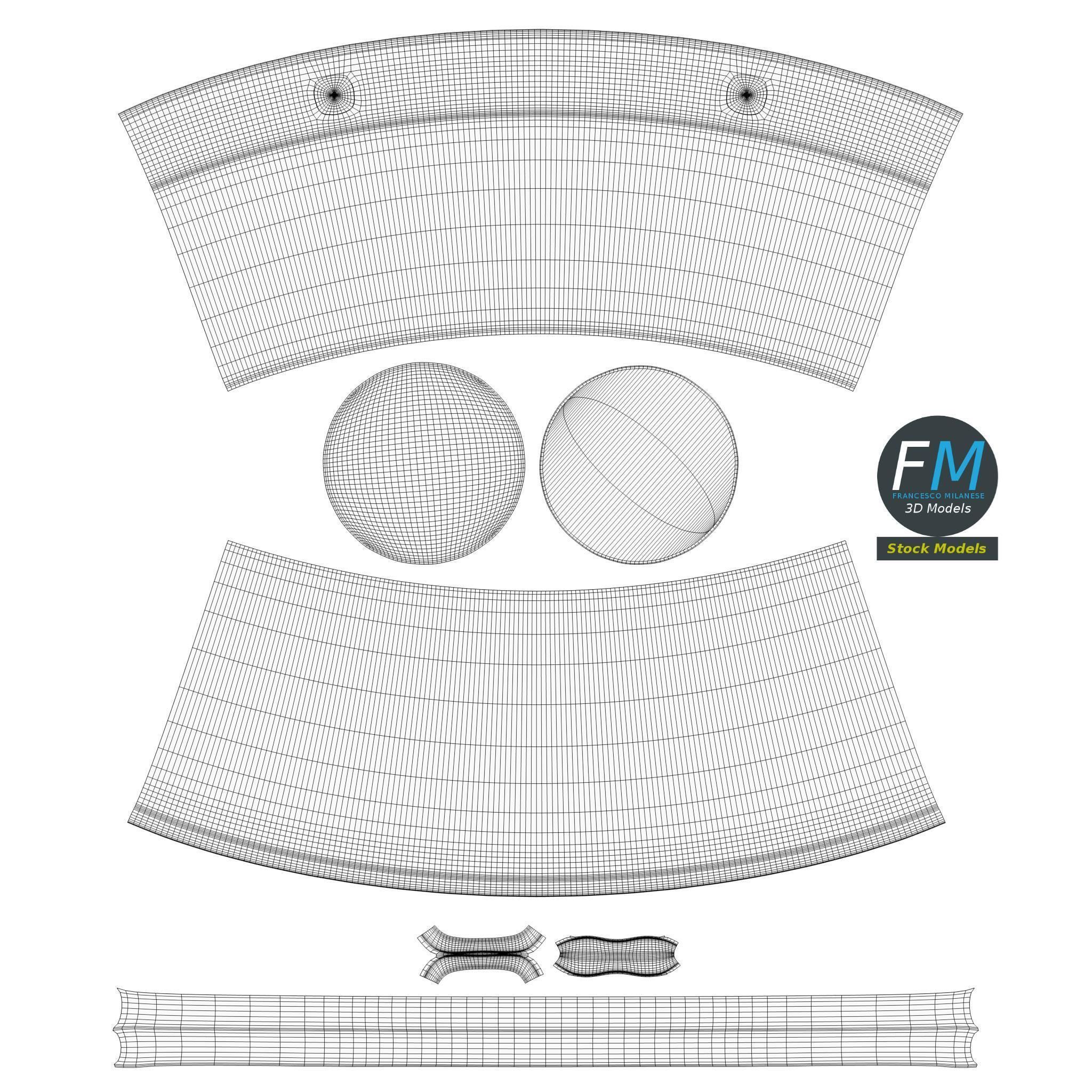 Beach bucket 3D model_11