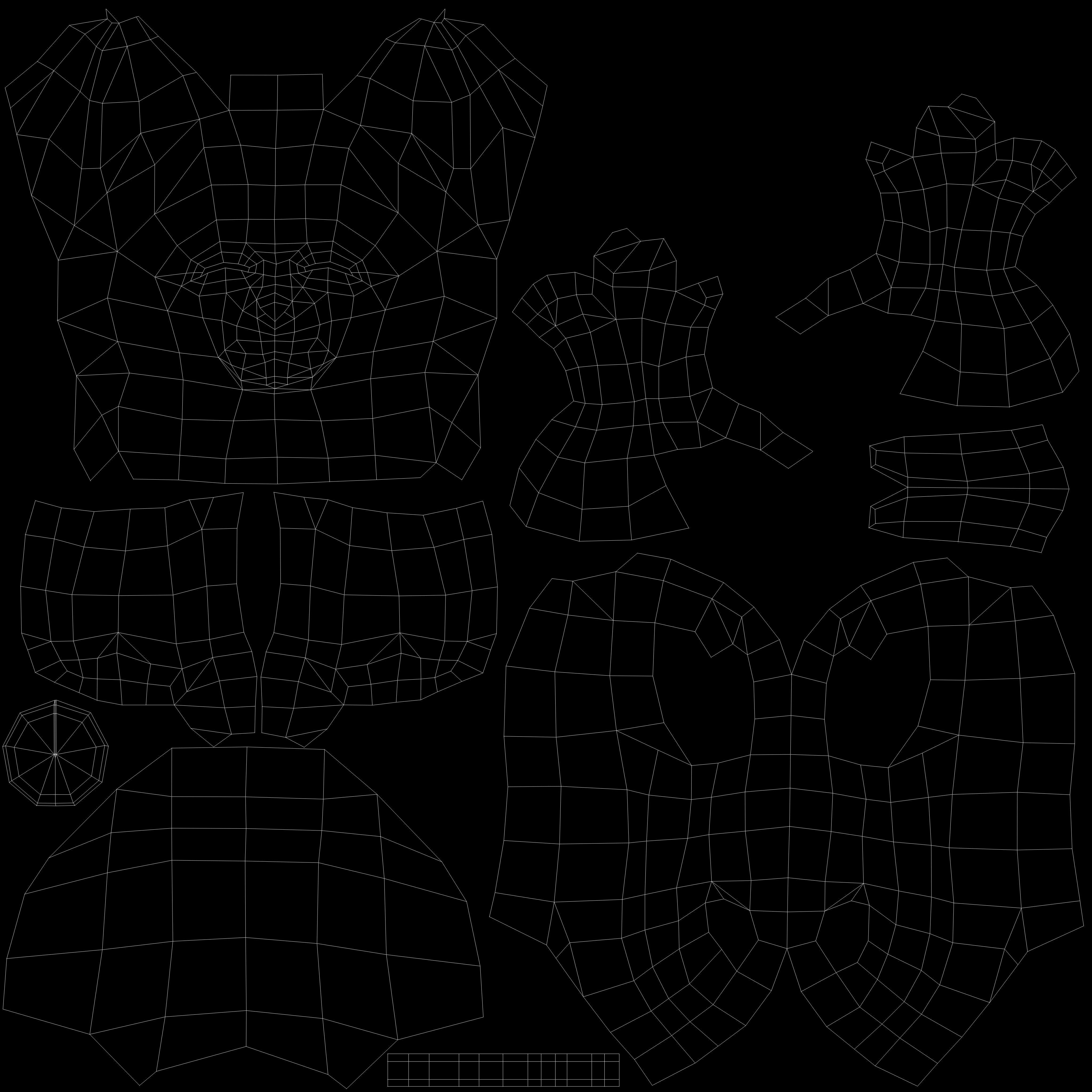 Animated Cat SET Free low-poly 3D model_14
