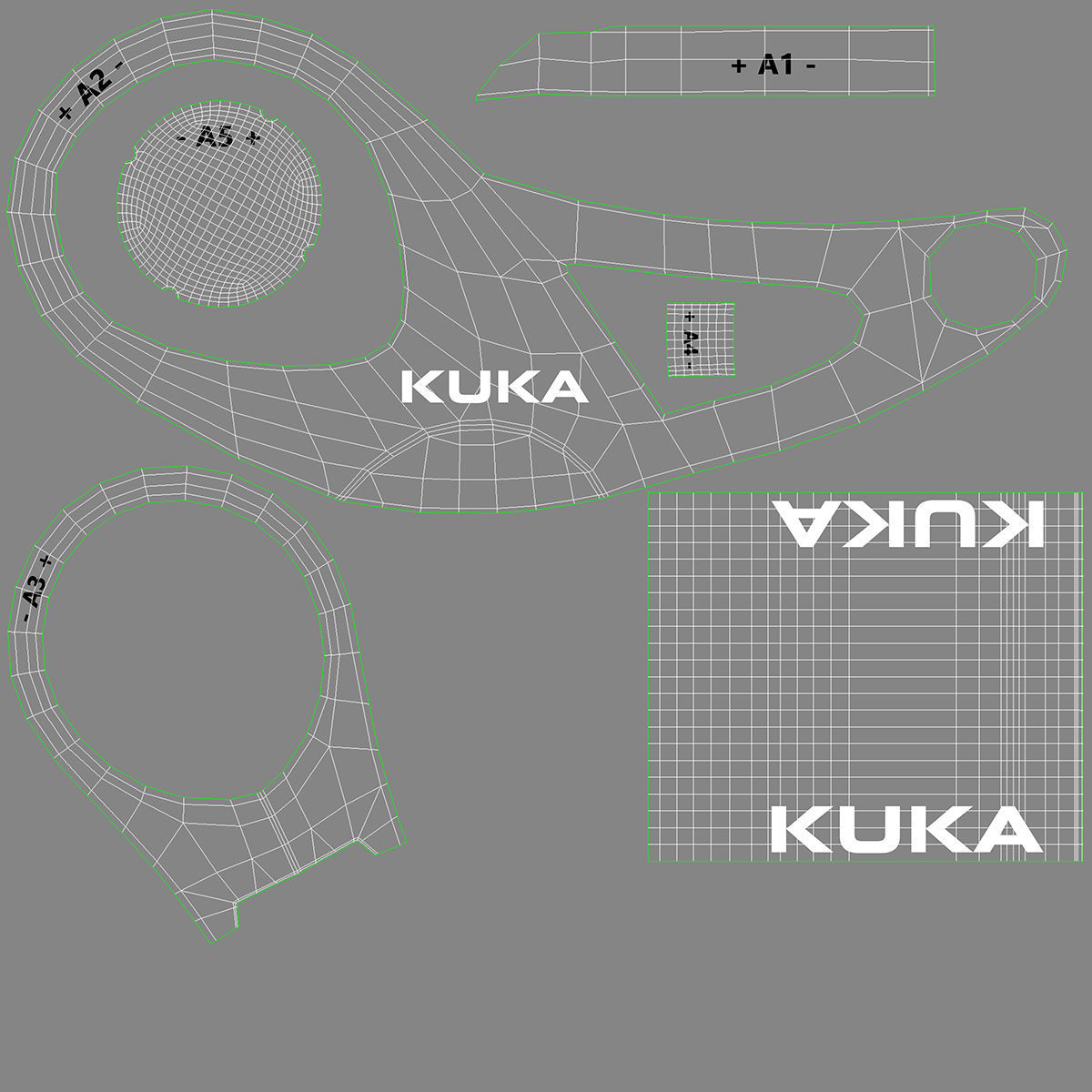 Kuka KR Quantec 3D model_17