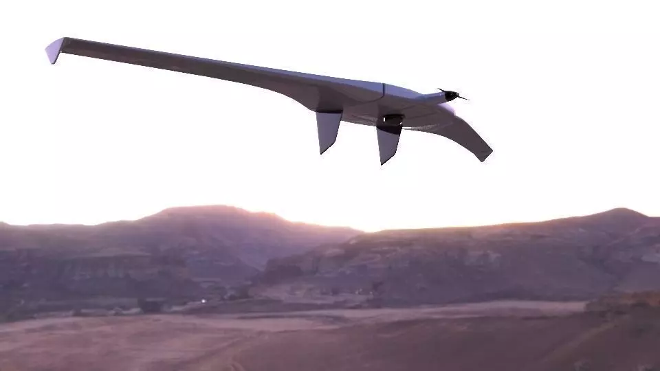 drone supercam 3D model