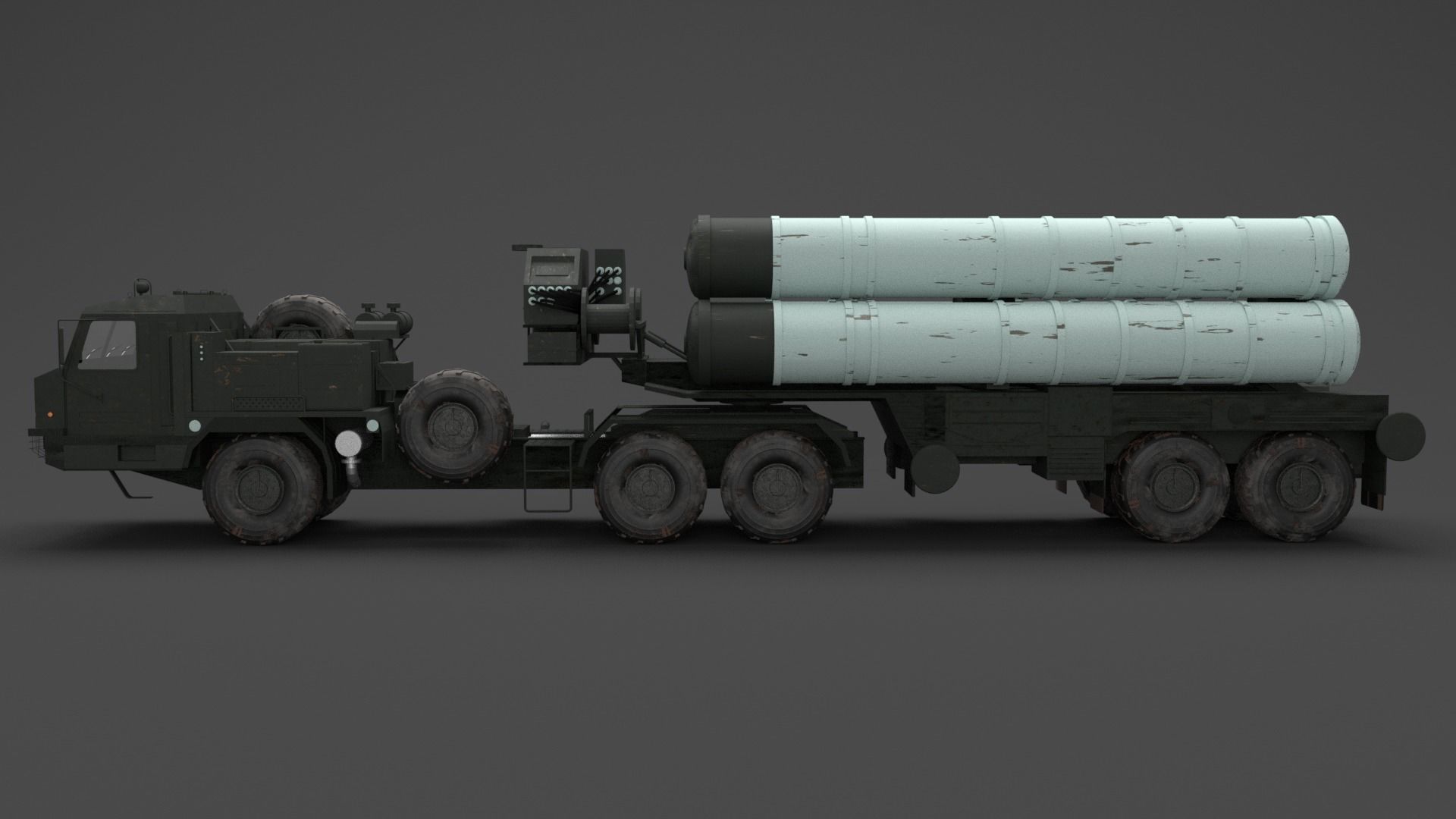 S-400 SA-21 Growler Russian Triumf 3D model_2
