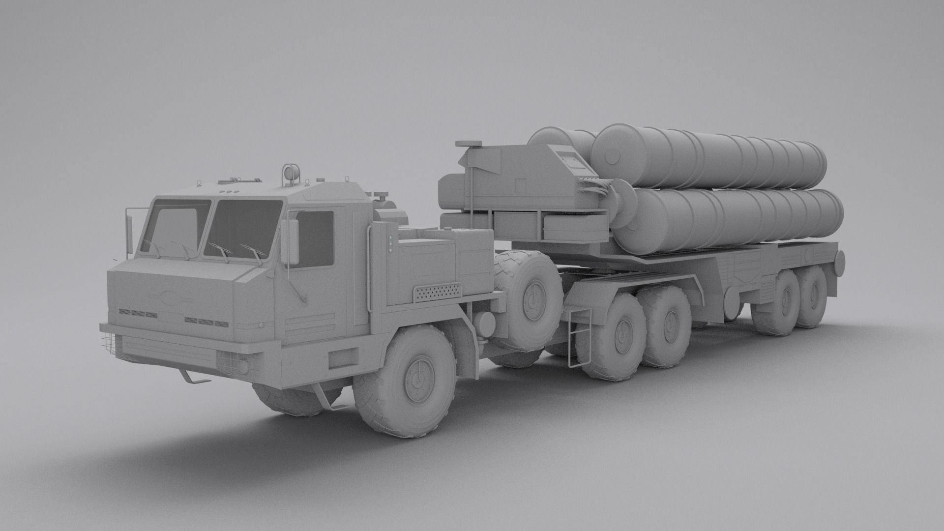 S-400 SA-21 Growler Russian Triumf 3D model_4