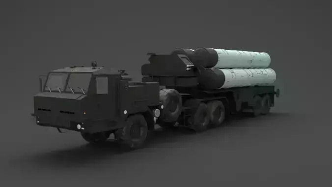 S-400 SA-21 Growler Russian Triumf 3D model