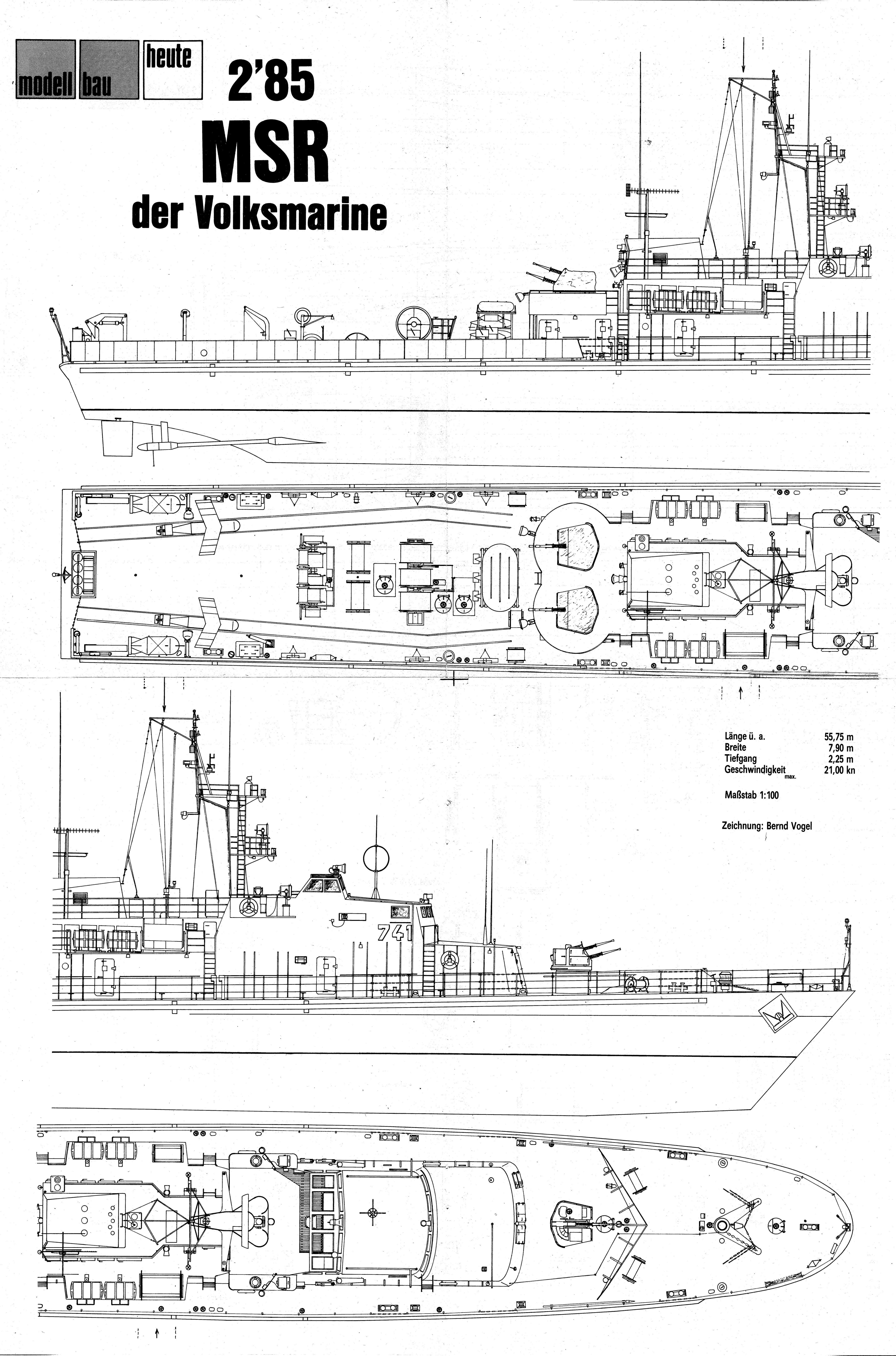 Minesweeper Project 89-2 NATO Condor II class East Germany 3D model_4