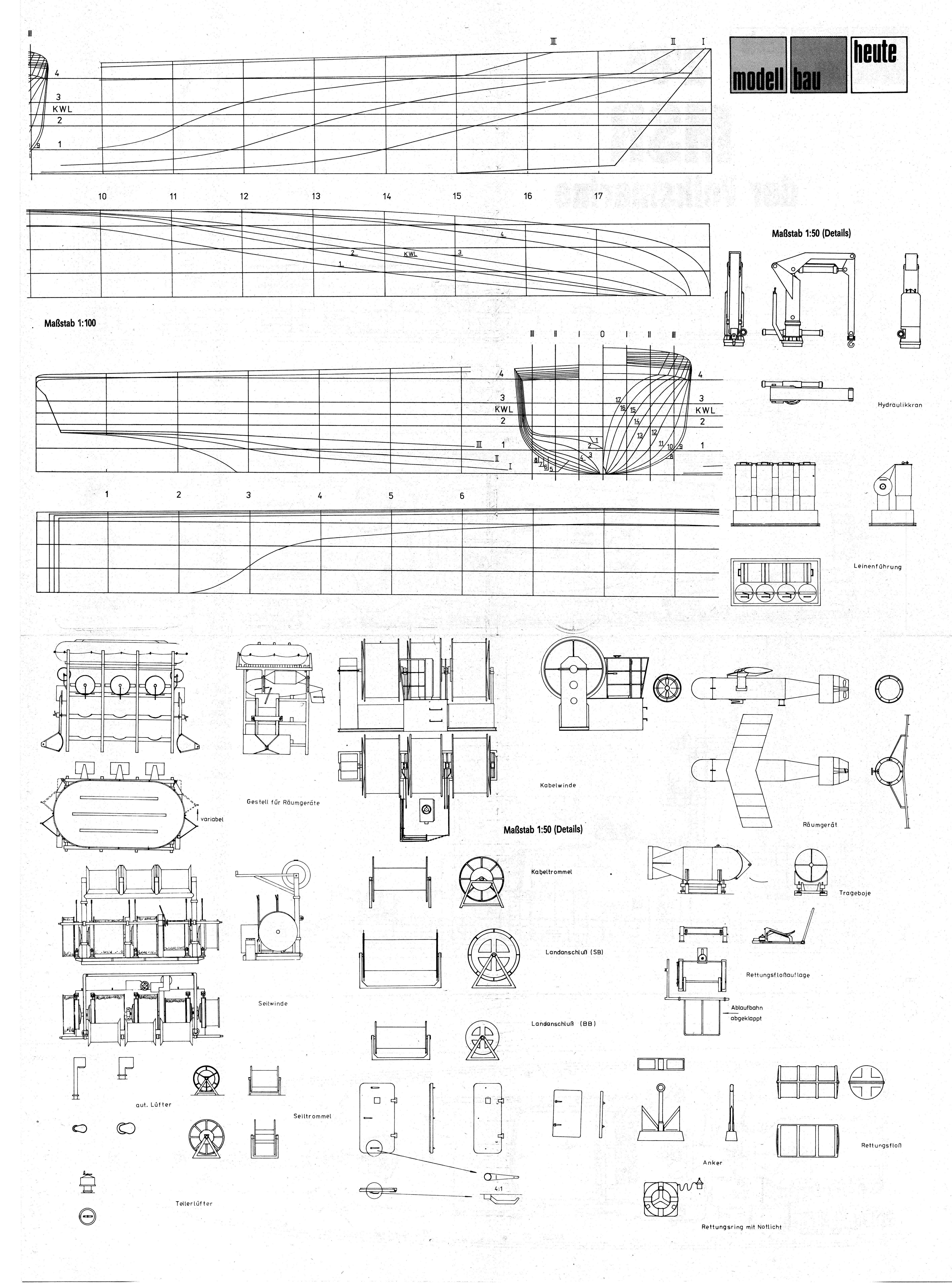 Minesweeper Project 89-2 NATO Condor II class East Germany 3D model_5