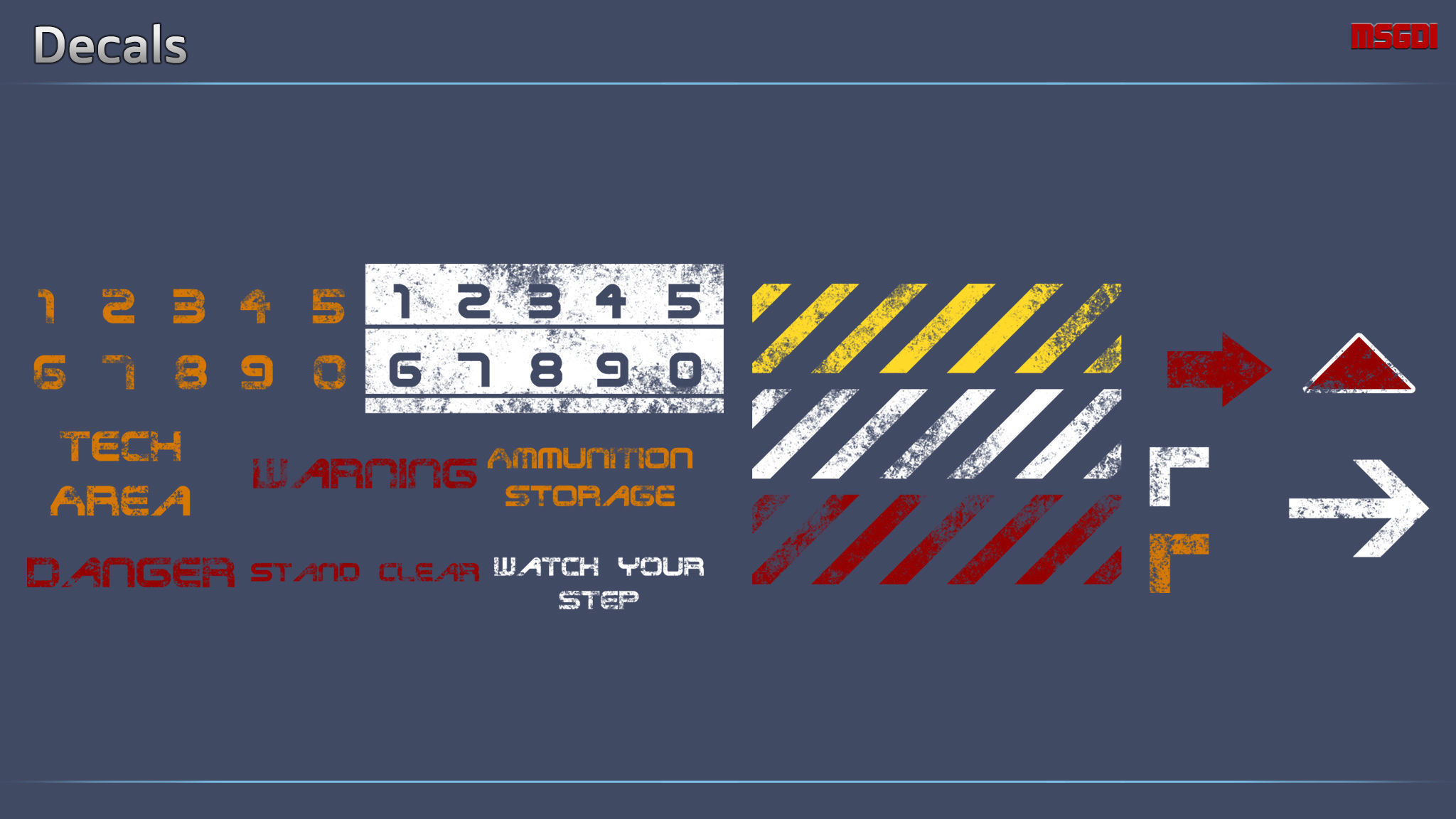 Modular Mech Hangar Low-poly 3D model_12