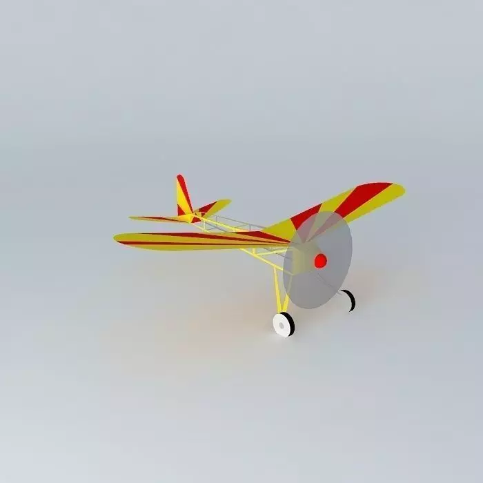 model aeroplane toy airplane Free 3D model