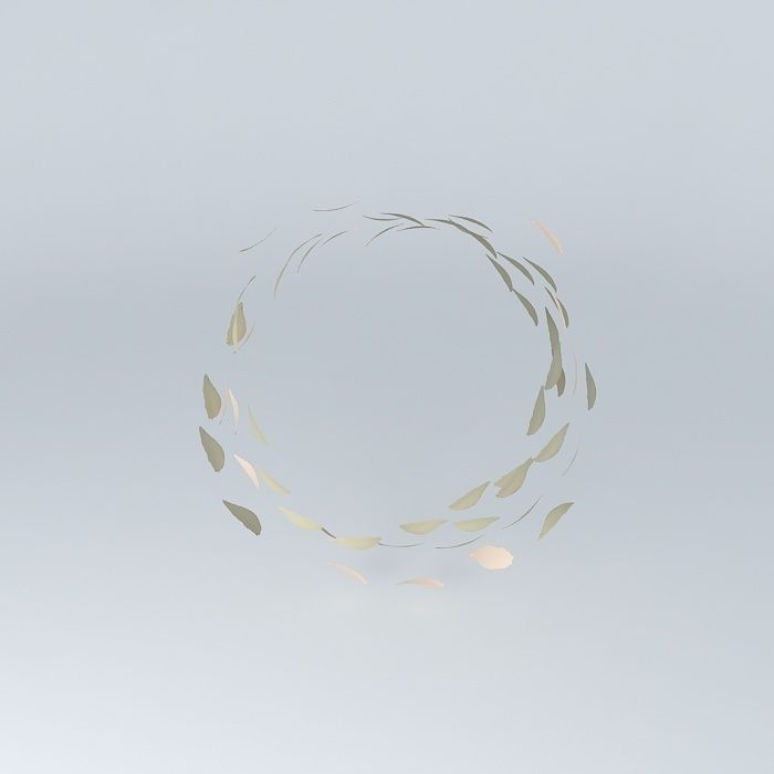 Wirlwind of leaves Free 3D model_1