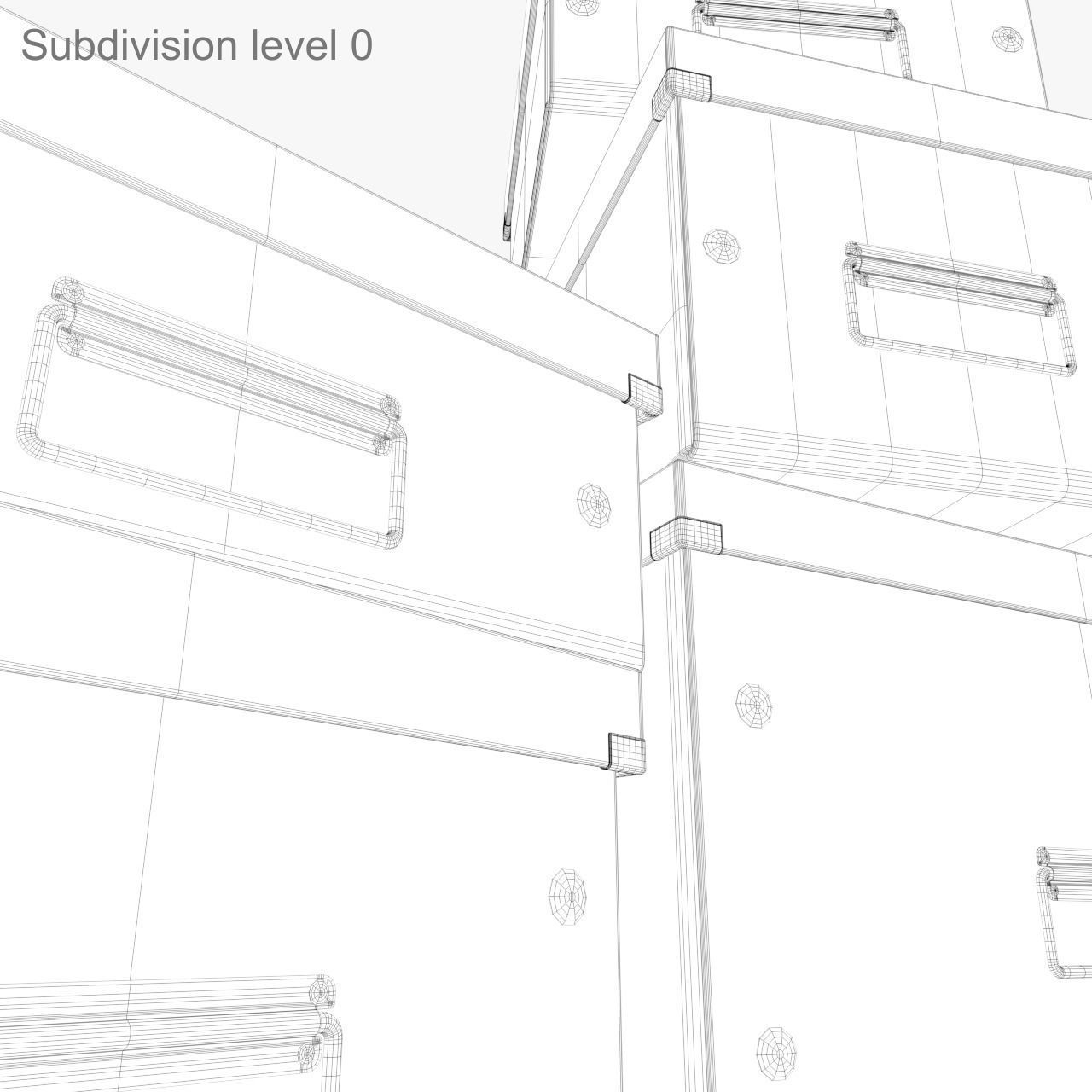 Office Boxes 3D model_8