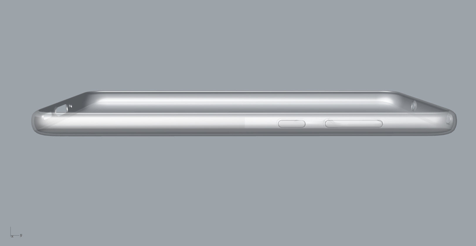 Huawei mate 20 transparent rubber case 3D print model_21