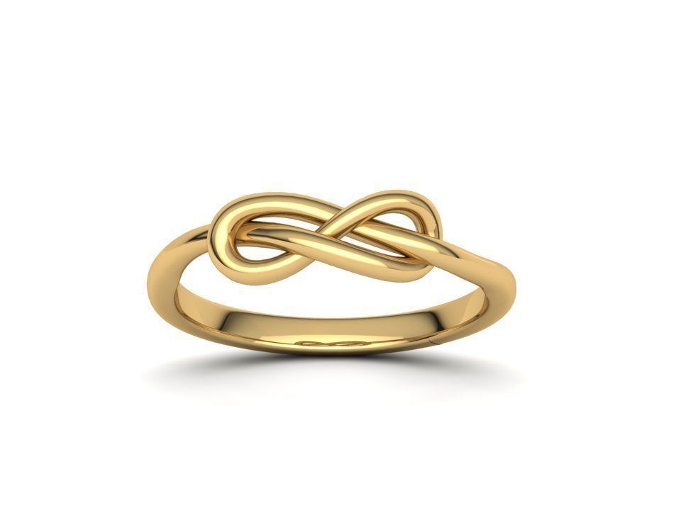 Infinity Knot ring v2 3dmodel printable 3D print model 3D print model_2