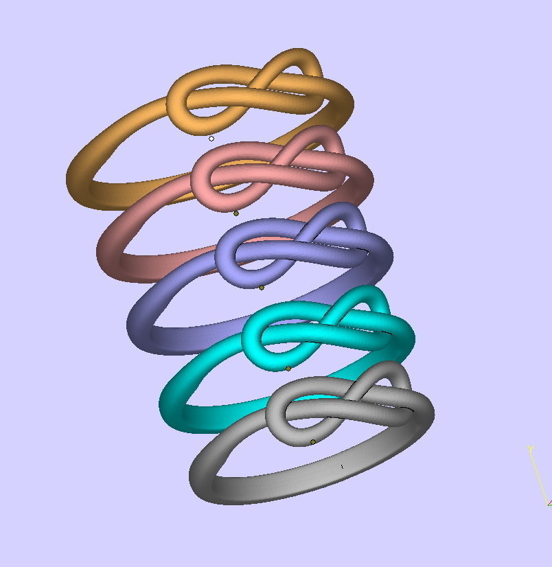 Infinity Knot ring v2 3dmodel printable 3D print model 3D print model_6