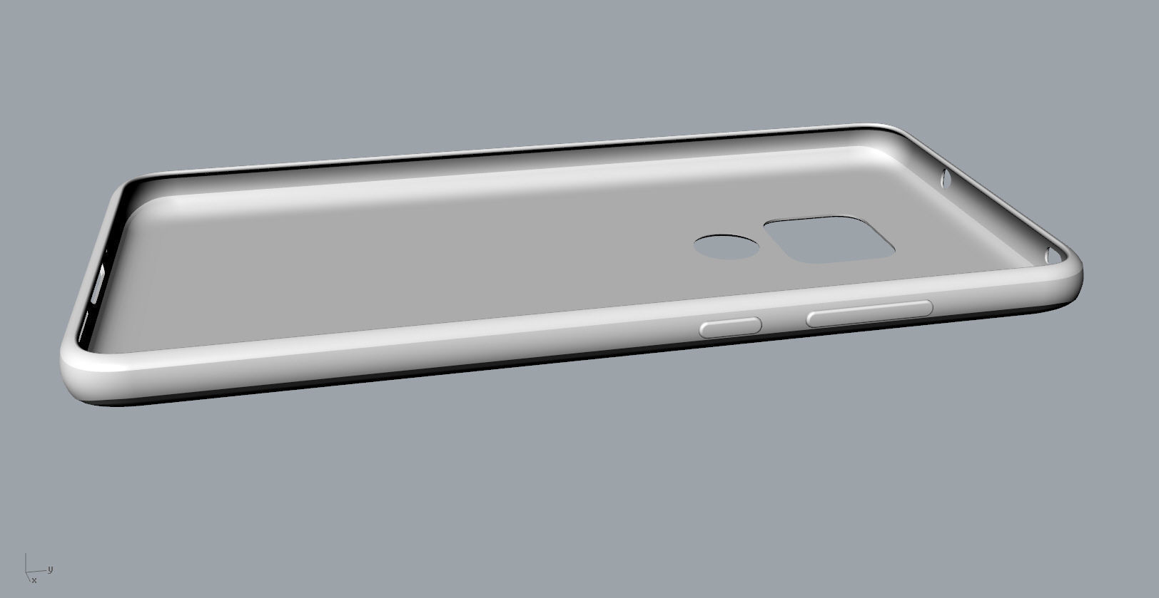 Huawei mate 20 White TPU case 3D print model_20