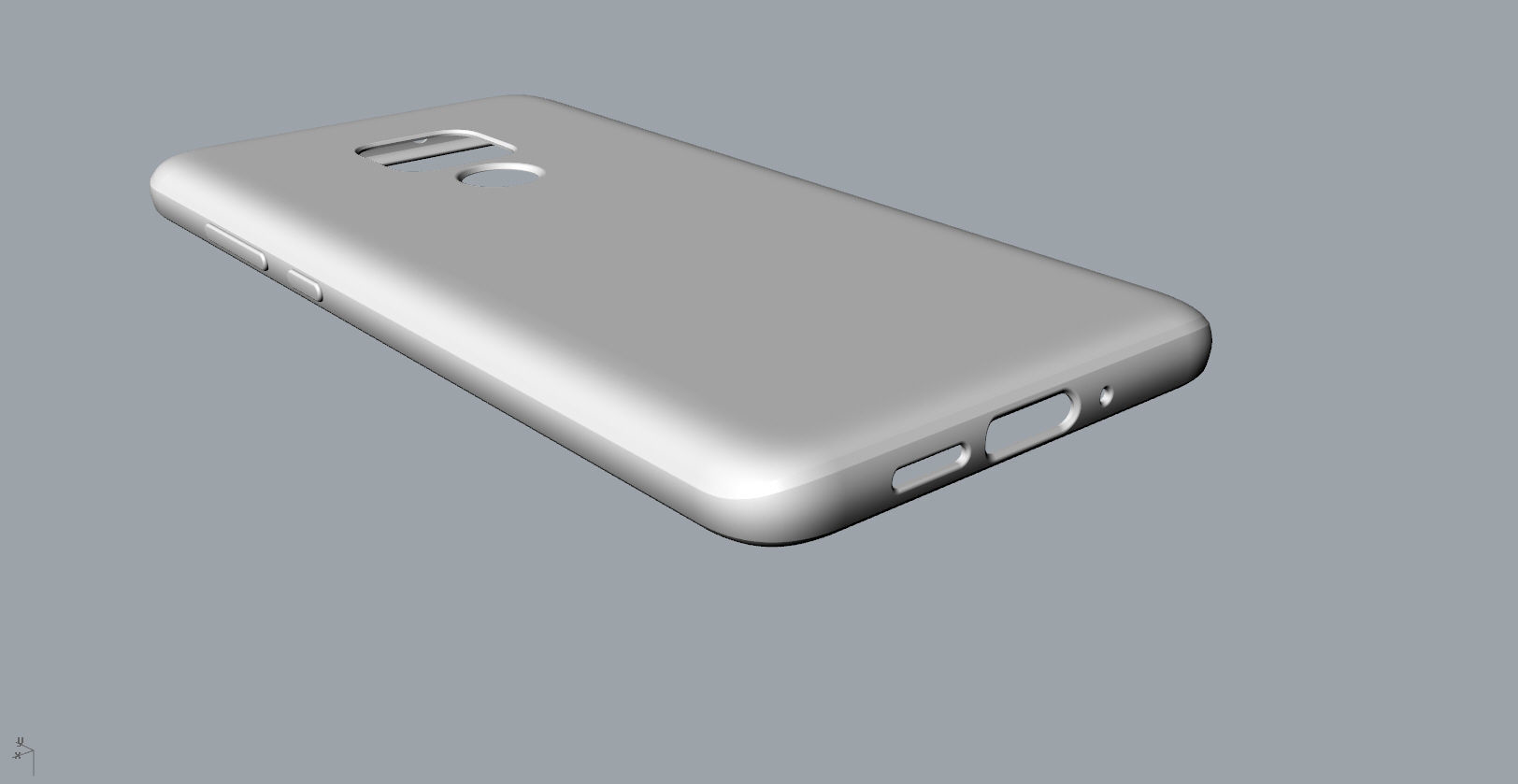 Huawei mate 20 White TPU case 3D print model_24