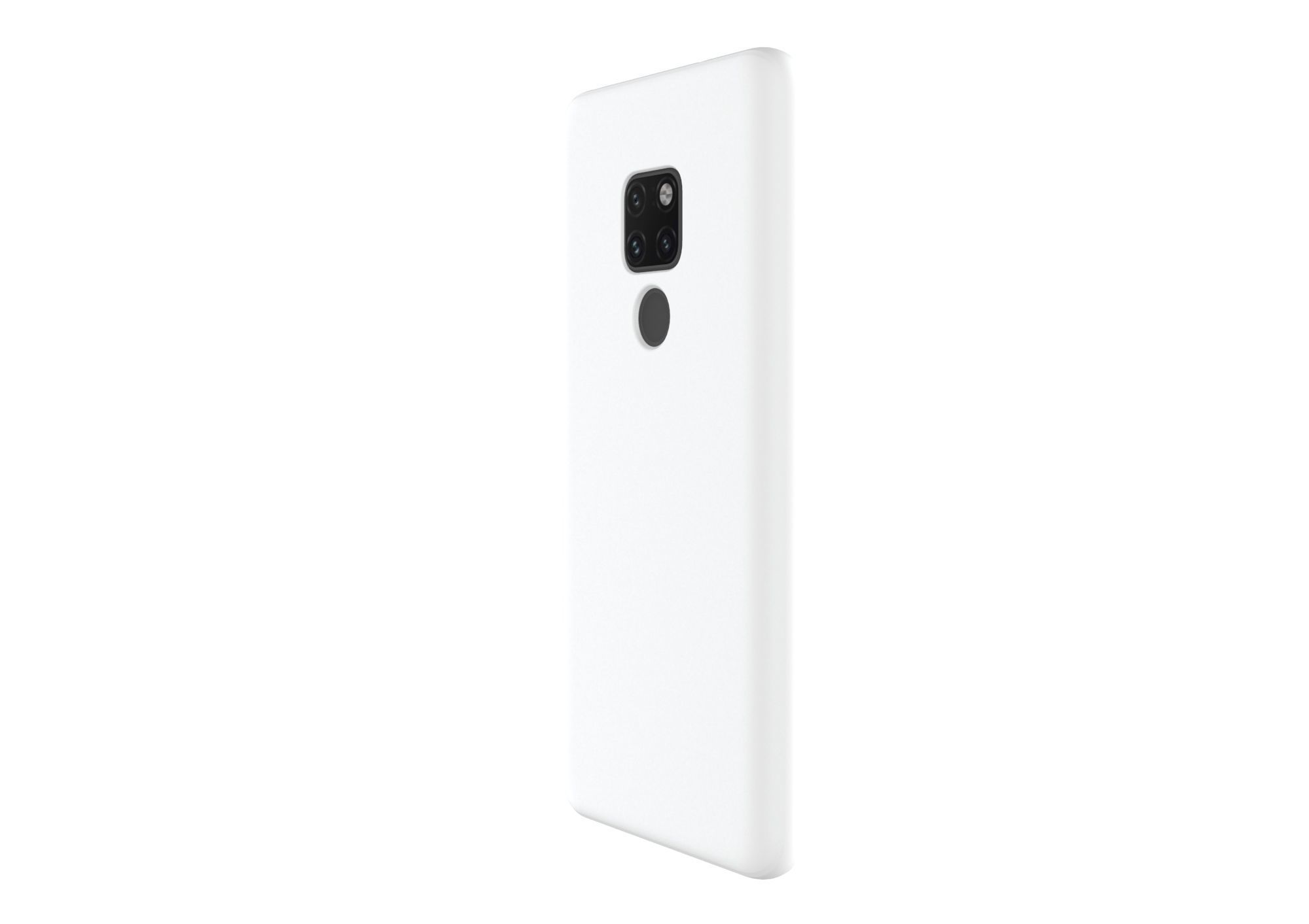 Huawei mate 20 White TPU case 3D print model_1