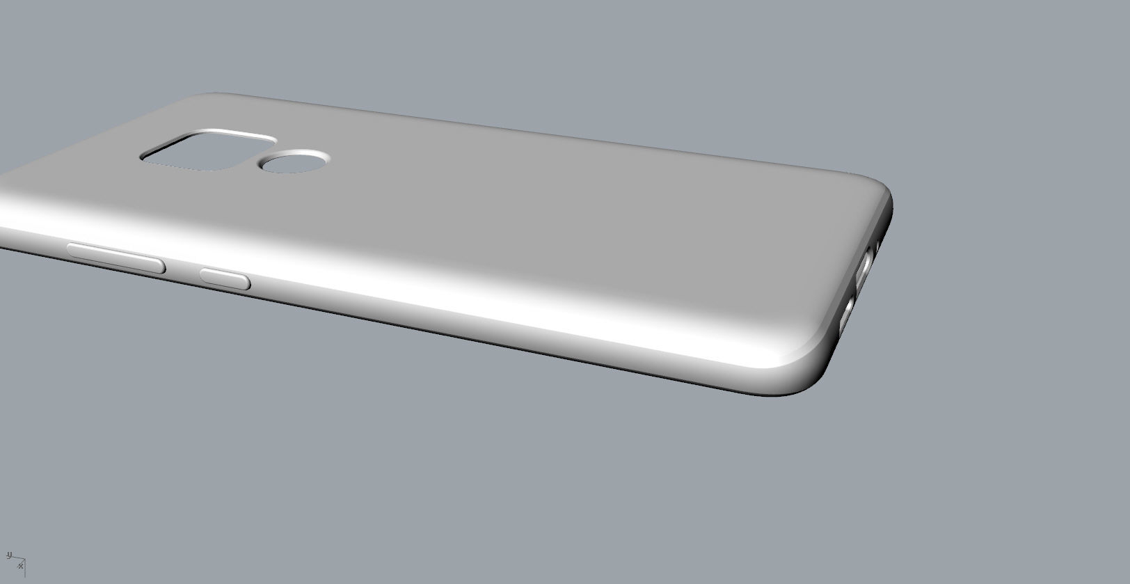 Huawei mate 20 White TPU case 3D print model_27