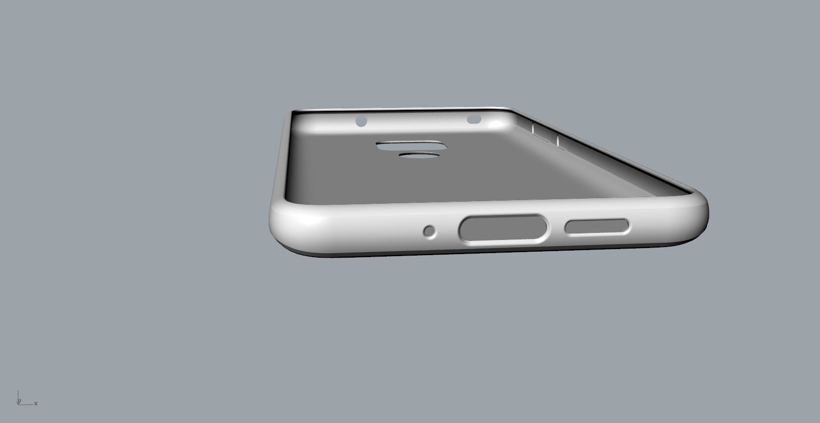 Huawei mate 20 White TPU case 3D print model_19