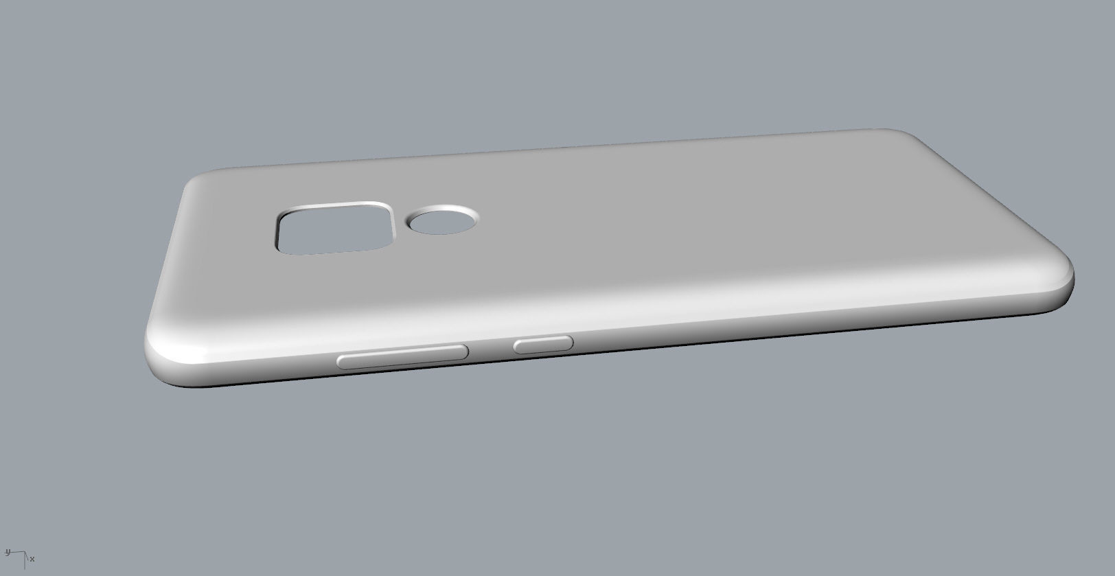 Huawei mate 20 White TPU case 3D print model_26